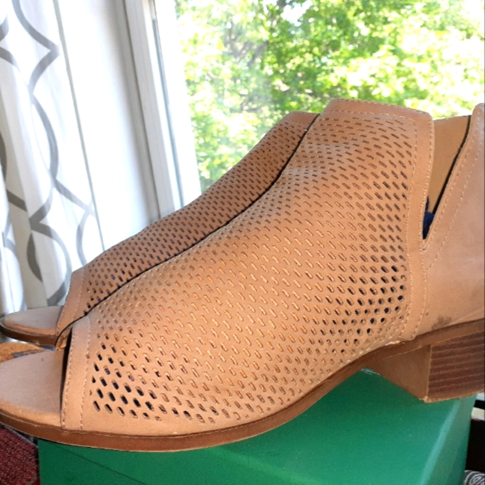 Open Toe Booties - Picture 2 of 3